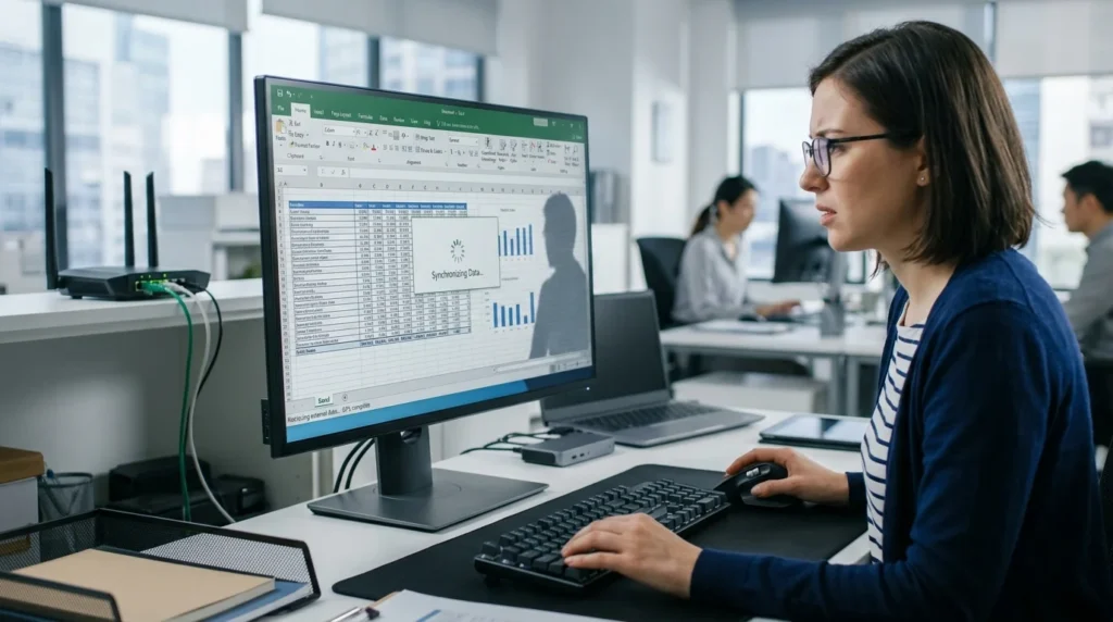 Why “Retrieving data. Wait a few seconds and try to cut or copy again.” appears