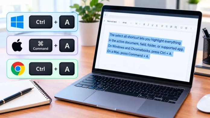 Select All Shortcut